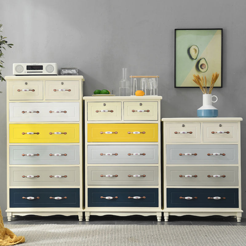 Glam Chest Bedroom Solid Wood Storage Chest in White with Drawers Clearhalo 'Bedroom Furniture' 'Dressers & Chests' 'dressers_chests' 'furn' 'furn_dressers_chests' 'Furniture' 6261444