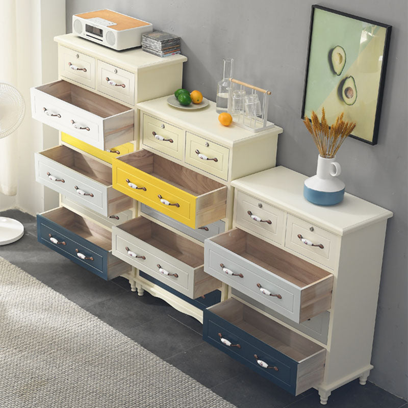 Glam Chest Bedroom Solid Wood Storage Chest in White with Drawers Clearhalo 'Bedroom Furniture' 'Dressers & Chests' 'dressers_chests' 'furn' 'furn_dressers_chests' 'Furniture' 6261448