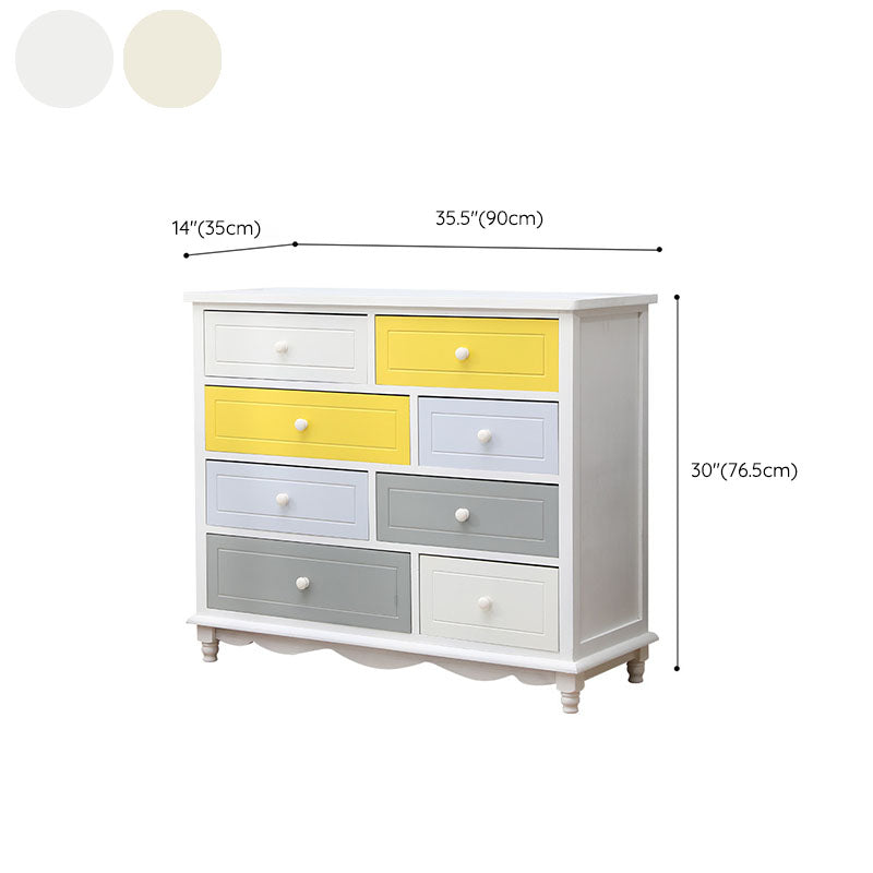 Glam Chest Bedroom Solid Wood Storage Chest in White with Drawers Clearhalo 'Bedroom Furniture' 'Dressers & Chests' 'dressers_chests' 'furn' 'furn_dressers_chests' 'Furniture' 6261453