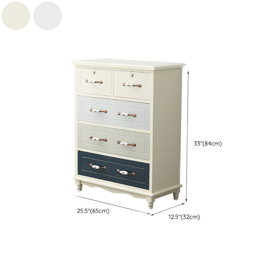 Glam Chest Bedroom Solid Wood Storage Chest in White with Drawers Clearhalo 'Bedroom Furniture' 'Dressers & Chests' 'dressers_chests' 'furn' 'furn_dressers_chests' 'Furniture' 6261458