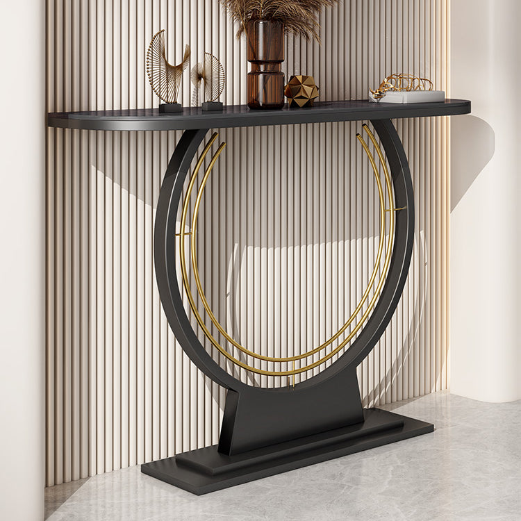Tabla de consola contemporánea Table de sofá de consola de acabado antiguo