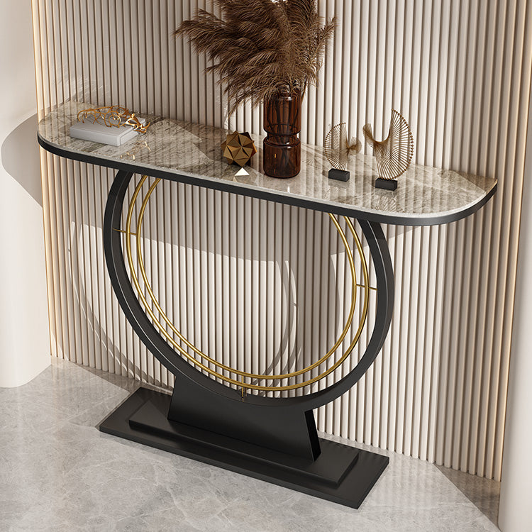 Tabla de consola contemporánea Table de sofá de consola de acabado antiguo