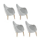 Modern Dining Set with Velvet Chairs 1/4/5/7 Pieces Dinette Set 4 Grey Chairs Clearhalo 'Dining Room Sets' 'Dining Tables & Seating' 'dining_room_set' 'furn' 'furn_dining_room_set' 'Furniture' 'Kitchen & Dining Furniture' 6262535