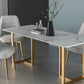 Modern Dining Set with Velvet Chairs 1/4/5/7 Pieces Dinette Set Clearhalo 'Dining Room Sets' 'Dining Tables & Seating' 'dining_room_set' 'furn' 'furn_dining_room_set' 'Furniture' 'Kitchen & Dining Furniture' 6262542