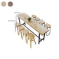 Metal Base Bar Table Rectangular Wood Top Bistro Pub Table for Bar Clearhalo 'Bar Furniture' 'Bar Tables' 'bar_tables' 'furn' 'furn_bar_tables' 'Furniture' 'Kitchen & Dining Furniture' 6262560