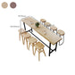 Metal Base Bar Table Rectangular Wood Top Bistro Pub Table for Bar Clearhalo 'Bar Furniture' 'Bar Tables' 'bar_tables' 'furn' 'furn_bar_tables' 'Furniture' 'Kitchen & Dining Furniture' 6262563