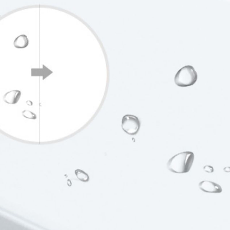 Bureau d'écriture en plastique contemporain pliant bureau de bureau à domicile rectangulaire