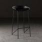 Tabouret de bar en plastique sans accoudoirs, hauteur de comptoir, tabouret moderne d'intérieur pour salon