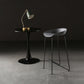 Tabouret de bar en plastique sans accoudoirs, hauteur de comptoir, tabouret moderne d'intérieur pour salon