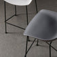 Tabouret de bar en plastique sans accoudoirs, hauteur de comptoir, tabouret moderne d'intérieur pour salon