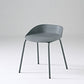 Indoor Plastic and Metal Bar Stool Modern Low Back Armless Bar Stool Grey 1 Piece Short Stool(18"H) Clearhalo 'Bar Furniture' 'Bar Stools' 'bar_stools' 'furn' 'furn_bar_stools' 'Furniture' 'Kitchen & Dining Furniture' 6263313