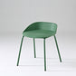 Indoor Plastic and Metal Bar Stool Modern Low Back Armless Bar Stool Green 1 Piece Short Stool(18"H) Clearhalo 'Bar Furniture' 'Bar Stools' 'bar_stools' 'furn' 'furn_bar_stools' 'Furniture' 'Kitchen & Dining Furniture' 6263328