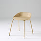 Indoor Plastic and Metal Bar Stool Modern Low Back Armless Bar Stool Khaki 1 Piece Short Stool(18"H) Clearhalo 'Bar Furniture' 'Bar Stools' 'bar_stools' 'furn' 'furn_bar_stools' 'Furniture' 'Kitchen & Dining Furniture' 6263333