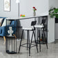 Modern Style Upholstered Counter Stool Bar-height Bar Stool with Footrest Clearhalo 'Bar Furniture' 'Bar Stools' 'bar_stools' 'furn' 'furn_bar_stools' 'Furniture' 'Kitchen & Dining Furniture' 6263468
