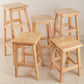 Contemporary Backless Square Seat Indoor Solid Wood Bar Stool Clearhalo 'Bar Furniture' 'Bar Stools' 'bar_stools' 'furn' 'furn_bar_stools' 'Furniture' 'Kitchen & Dining Furniture' 6263522