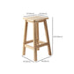 Contemporary Backless Square Seat Indoor Solid Wood Bar Stool Clearhalo 'Bar Furniture' 'Bar Stools' 'bar_stools' 'furn' 'furn_bar_stools' 'Furniture' 'Kitchen & Dining Furniture' 6263548