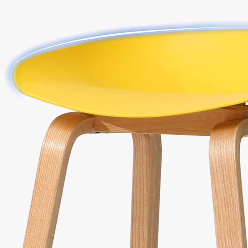 Contemporary Style Stool 4 Legs Wood Counter Stool for Home Use Clearhalo 'Bar Furniture' 'Bar Stools' 'bar_stools' 'furn' 'furn_bar_stools' 'Furniture' 'Kitchen & Dining Furniture' 6263747