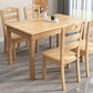 Rectangle Wood Table Contemporary Style Dining Table with 4 Legs Clearhalo 'Dining Tables & Seating' 'Dining Tables' 'dining_table' 'furn' 'furn_dining_table' 'Furniture' 'Kitchen & Dining Furniture' 6266099