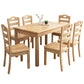 Rectangle Wood Table Contemporary Style Dining Table with 4 Legs Wood Without Chairs Clearhalo 'Dining Tables & Seating' 'Dining Tables' 'dining_table' 'furn' 'furn_dining_table' 'Furniture' 'Kitchen & Dining Furniture' 6266100