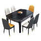 Mesa plegable extensible contemporánea, mesa base de madera maciza para comedor
