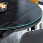Mesa plegable extensible contemporánea, mesa base de madera maciza para comedor