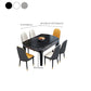 Mesa plegable extensible contemporánea, mesa base de madera maciza para comedor