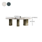 Sintered Stone Home Desk Luxury Oval Shape Fixed Table for Dining Room Clearhalo 'Dining Tables & Seating' 'Dining Tables' 'dining_table' 'furn' 'furn_dining_table' 'Furniture' 'Kitchen & Dining Furniture' 6266162