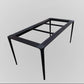 Rectangle Home Fixed Table Industrial Sintered Stone Dining Table Clearhalo 'Dining Tables & Seating' 'Dining Tables' 'dining_table' 'furn' 'furn_dining_table' 'Furniture' 'Kitchen & Dining Furniture' 6266172