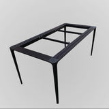 Rectangle Home Fixed Table Industrial Sintered Stone Dining Table Clearhalo 'Dining Tables & Seating' 'Dining Tables' 'dining_table' 'furn' 'furn_dining_table' 'Furniture' 'Kitchen & Dining Furniture' 6266172
