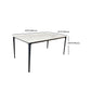Rectangle Home Fixed Table Industrial Sintered Stone Dining Table Clearhalo 'Dining Tables & Seating' 'Dining Tables' 'dining_table' 'furn' 'furn_dining_table' 'Furniture' 'Kitchen & Dining Furniture' 6266174