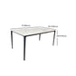 Rectangle Home Fixed Table Industrial Sintered Stone Dining Table Clearhalo 'Dining Tables & Seating' 'Dining Tables' 'dining_table' 'furn' 'furn_dining_table' 'Furniture' 'Kitchen & Dining Furniture' 6266180