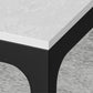 Industrial Sintered Stone Kitchen Table Rectangle Fixed Dining Room Desk Clearhalo 'Dining Tables & Seating' 'Dining Tables' 'dining_table' 'furn' 'furn_dining_table' 'Furniture' 'Kitchen & Dining Furniture' 6266204