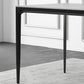 Industrial Sintered Stone Kitchen Table Rectangle Fixed Dining Room Desk Clearhalo 'Dining Tables & Seating' 'Dining Tables' 'dining_table' 'furn' 'furn_dining_table' 'Furniture' 'Kitchen & Dining Furniture' 6266205