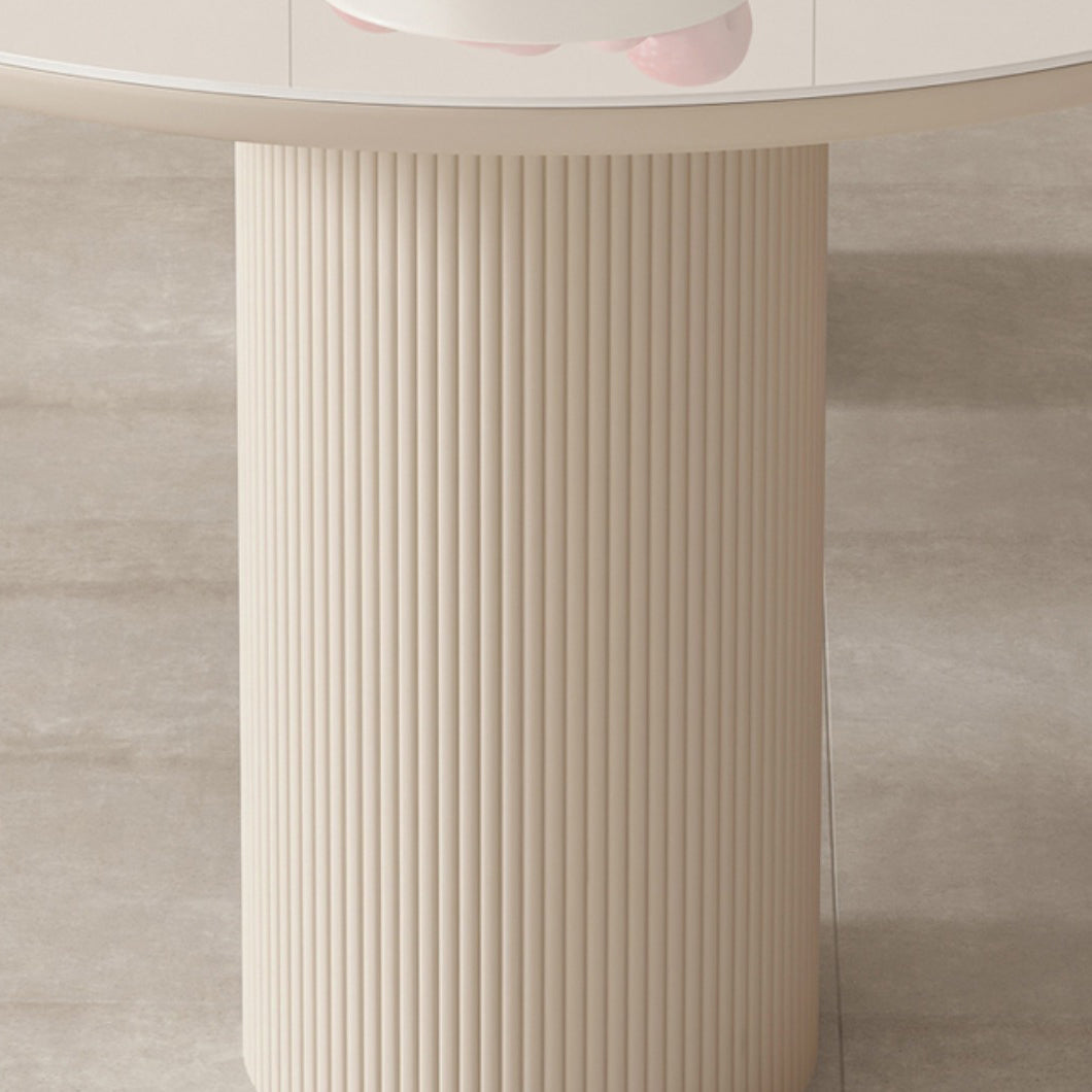 Slate and Metal Table Modern Minimalist Home White Dining Table