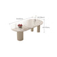 Slate and Metal Table Modern Minimalist Home White Dining Table