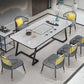 Tafel van leisteen en metaal Glam Style Simple Home rechthoekige eettafel
