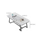 Tafel van leisteen en metaal Glam Style Simple Home rechthoekige eettafel