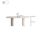 Oval Contemporary Dining Table Sintered Stone Home Fixed Desk