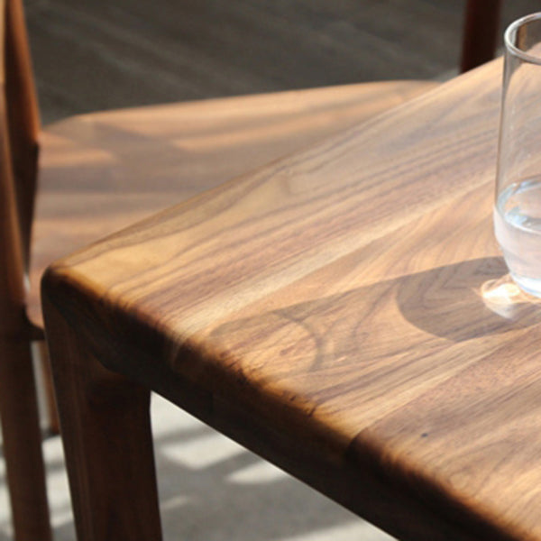 Mid-Century Modern Dining Table Rectangle Wooden Trestle Base Kitchen Table Clearhalo 'Dining Tables & Seating' 'Dining Tables' 'dining_table' 'furn' 'furn_dining_table' 'Furniture' 'Kitchen & Dining Furniture' 6266637