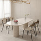 Metal and Slate Table Modern Minimalist Home Wood Base Dining Table Clearhalo 'Dining Tables & Seating' 'Dining Tables' 'dining_table' 'furn' 'furn_dining_table' 'Furniture' 'Kitchen & Dining Furniture' 6266659