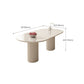 Metal and Slate Table Modern Minimalist Home Wood Base Dining Table Clearhalo 'Dining Tables & Seating' 'Dining Tables' 'dining_table' 'furn' 'furn_dining_table' 'Furniture' 'Kitchen & Dining Furniture' 6266662