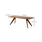 Rectangle Solid Wood Fixed Table Mid-Century Solid Wood Dining Room Table Clearhalo 'Dining Tables & Seating' 'Dining Tables' 'dining_table' 'furn' 'furn_dining_table' 'Furniture' 'Kitchen & Dining Furniture' 6266677