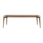 Mid-Century Modern Dining Table Solid Wood Kitchen Fixed Desk