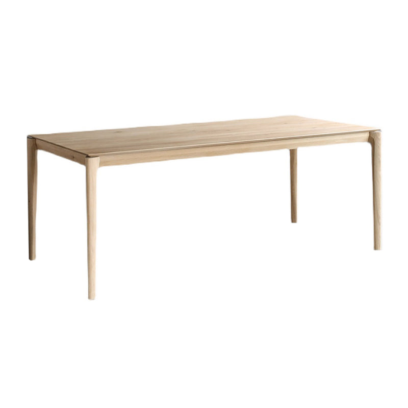 Rectangle Solid Wood Dining Table Mid-Century Modern Kitchen Desk Without Chairs Clearhalo 'Dining Tables & Seating' 'Dining Tables' 'dining_table' 'furn' 'furn_dining_table' 'Furniture' 'Kitchen & Dining Furniture' 6266708