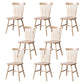 Traditional Side Chair Wood Slat Back Dining Room Chair for Kitchen