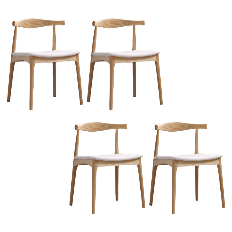 Traditional Side Chair Wood Open Back Dining Room Chair for Kitchen