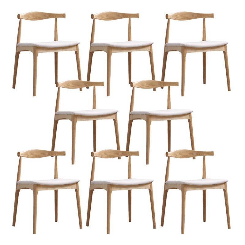 Traditional Side Chair Wood Open Back Dining Room Chair for Kitchen