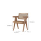 Wood Side Dining Arm Chair Traditional Open Back Dining Side Chair in Natural Clearhalo 'Dining Chairs' 'Dining Tables & Seating' 'dining_chair' 'furn' 'furn_dining_chair' 'Furniture' 'Kitchen & Dining Furniture' 6266845