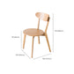Wood Side Dining Chairs Traditional Open Back Dining Side Chair in Natural