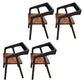 Metal Side Dining Chairs Industrial Open Back Dining Side Chair
